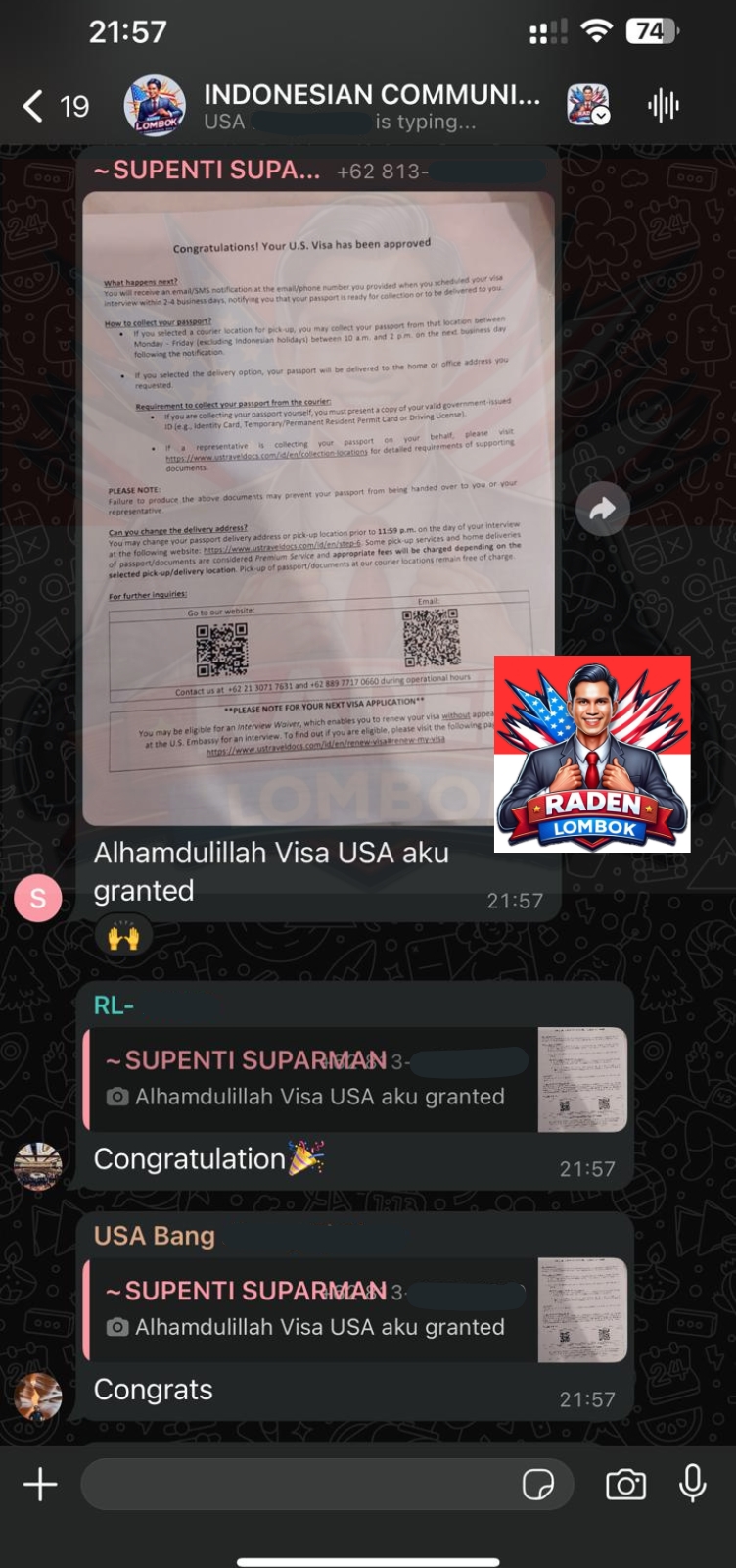 Supenti TESTI VISA B1 B2